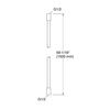 KOHLER 1.5M ANTI-KINK HOSE 11628T-RGD ROSE GOLD