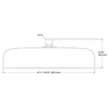 KOHLER STATEMENT 1F 12" ROUND RAINHEAD 26291T-BL MATTE BLACK