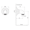 KOHLER ARTIFACTS WALL MOUNT CONNECTION 72796T-BV BRUSHED BRONZE