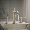 KOHLER ARTIFACTS 8" WIDESPREAD LAVATORY SPOUT - COLUMN (HANDLES TO ORDER SEPARATELY) 72760T-BV BRUSHED BRONZE