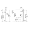 KOHLER COMPOSED FREE-STANDING BATH FAUCET 73087T-B4-2MB BRUSHED MODERNE BRASS