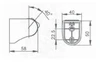 KOHLER SHOWER BRACKET, CONTEMPORARY 9040T-RGD ROSE GOLD