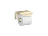 KOHLER AVID TOILET TISSUE HOLDER WITH COVER 97503T-AF FRENCH GOLD