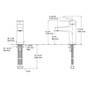 KOHLER TAUT LAVATORY FAUCET (COLD ONLY) 74013T-4CD-CP POLISHED CHROME