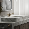 KOHLER ARTIFACTS 8" WIDESPREAD LAVATORY SPOUT - BELL (HANDLES TO ORDER SEPARATELY) 72759T-BV BRUSHED BRONZE
