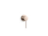 KOHLER COMPONENTS WALL MOUNTED SINGLE CONTROL LAVATORY HANDLE-PIN 77980T-4A-RGD ROSE GOLD