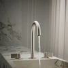KOHLER COMPONENTS LAVATORY SPOUT (W/O HANDLES) WITH CLICK DRAIN - TUBE 77967T-BN BRUSHED NICKEL