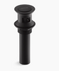 KOHLER CLICK DRAIN W/ BUILT-IN STOPPER (PROJECT PACK) 7119T-BL MATTE BLACK
