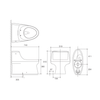 KOHLER SAN RAPHAEL C5 W/O SEAT SKRTD TPWAY 1PC 3722ID-NS-0