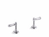 KOHLER ARTIFACTS WIDESPREAD HANDLES - LEVER  98068T-4-CP POLISHED CHROME KOHLER ARTIFACTS WIDESPREAD HANDLES - LEVER  98068T-4-CP POLISHED CHROME