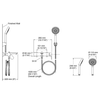 KOHLER ALEO WALL-MOUNT B/S FAUCET 72282T-4-CP POLISHED CHROME