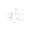 KOHLER MOP SINK FAUCET R13900T-4-CP POLISHED CHROME