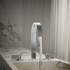 KOHLER COMPONENTS LAVATORY SPOUT (W/O HANDLES) WITH CLICK DRAIN - RIBBON 77968T-CP POLISHED CHROME
