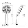 KOHLER AWAKEN MULTI FUNCTION HAND SHOWER (ORG) R72421T-CP POLISHED CHROME