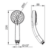 KOHLER CITRUS MULTI-FUNCTION HANDSPRAY 12861T-CP POLISHED CHROME
