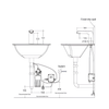 KOHLER AVID DUO DIRECT MOUNT SENSOR FAUCET COLD-AC 0.5GPM EX29936T-N-CP POLISHED CHROME