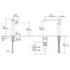 KOHLER COMPOSED TALL LAVATORY FAUCET - SIDE LEVER HANDLE 73168T-4-BV BRUSHED BRONZE