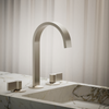 KOHLER COMPONENTS LAVATORY SPOUT (W/O HANDLES) WITH CLICK DRAIN - RIBBON 77968T-BN BRUSHED NICKEL