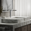 KOHLER COMPOSED TALL LAVATORY FAUCET - SIDE LEVER HANDLE 73168T-4-CP POLISHED CHROME