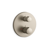 KOHLER MODULO RECESSED THERMOSTATIC B/S TRIM & VALVE-ORGANIC 99727T-9-BV BRUSHED BRONZE