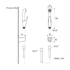KOHLER LUXE HYGIENE SPRAY 77364X-2MB BRUSHED MODERNE BRASS