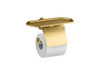 KOHLER OCCASION COVERED TP HOLDER W/ TRAY EX27068T-2MB BRUSHED MODERNE BRASS