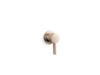 KOHLER COMPONENTS WALL MOUNTED  SINGLE CONTROL LAVATORY HANDLE-LEVER 77980T-4-RGD ROSE GOLD