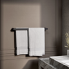 KOHLER AVID 24" DOUBLE TOWEL BAR 97496T-BL MATTE BLACK