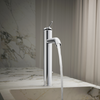 KOHLER COMPONENTS TALL SINGLE CONTROL LAVATORY WITH DRAIN 77959T-4A-CP POLISHED CHROME