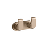KOHLER AVID DOUBLE ROBE HOOK 97500T-BV BRUSHED BRONZE