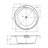 KOHLER EVOK ROUND DROP-IN BATH 18349T-0
