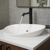 KOHLER COMPONENTS TALL SINGLE CONTROL LAVATORY WITH DRAIN 77959T-4A-BL MATTE BLACK
