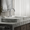 KOHLER COMPONENTS LAVATORY SPOUT (W/O HANDLES) WITH CLICK DRAIN - TUBE 77967T-CP POLISHED CHROME