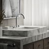 KOHLER COMPONENTS LAVATORY SPOUT (W/O HANDLES) WITH CLICK DRAIN - TUBE 77967T-CP POLISHED CHROME