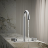 KOHLER COMPONENTS TALL LAVATORY SPOUT (W/O HANDLES) WITH CLICK DRAIN - TUBE 77965T-CP POLISHED CHROME
