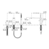 KOHLER COMPOSED 3 HOLE BATH FILLER & HANDSHOWER 73078T-B4-AF FRENCH GOLD