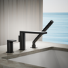 KOHLER COMPOSED 3 HOLE DIRECT MOUNT BATH FAUCET 73078T-B4-BL MATTE BLACK