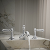 KOHLER ARTIFACTS 8" WIDESPREAD LAVATORY SPOUT - TEA (HANDLES TO ORDER SEPARATELY) 72758T-CP POLISHED CHROME