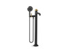 KOHLER OCCASION FREESTANDING BATH FILLER EX27025T-4-BMB MATT BLACK + BRUSHED MODERNE BRASS