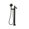KOHLER OCCASION FREESTANDING BATH FILLER EX27025T-4-BMB MATT BLACK + BRUSHED MODERNE BRASS