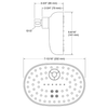 KOHLER STATEMENT MF SHOWERHEAD 26290T-AF FRENCH GOLD