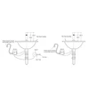 KOHLER LOURE WALL MOUNT SENSOR FAUCET COLD 0.5GPM 98452T-NW-CP POLISHED CHROME