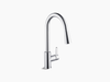 KOHLER ATOM PULL-DOWN KITCHEN FAUCET UPRIGHT 25981T-4-CP POLISHED CHROME