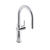 KOHLER CRUE PULL DOWN KITCHEN FAUCET  22972T-4-CP POLISHED CHROME