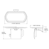 KOHLER OCCASION COVERED TP HOLDER W/ TRAY EX27068T-CP POLISHED CHROME