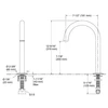 KOHLER COMPONENTS D/M BATH FAUCET-TUBE SPOUT 77985T-BN BRUSHED NICKEL