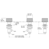 KOHLER COMPONENTS WIDESPREAD HANDLES - OYL 77990T-8-AF FRENCH GOLD