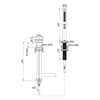 KOHLER COMPONENTS HANDSHOWER WITH CONTROL 77989T-8A-AF FRENCH GOLD