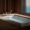 KOHLER PARALLEL 3H DIRECT MOUNT BATH FAUCET WITH HANDSHOWER 23488T-4-BN BRUSHED NICKEL
