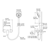 KOHLER ALEO S EXPOSED SHOWER ONLY FAUCET 25108T-4-BL MATTE BLACK